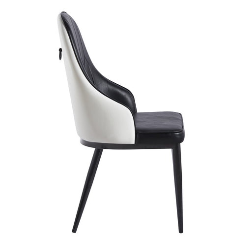 7star Morocan New Set of 2 Plush Velvet Or Pu Tufted Stitching Chair In 6 Colours with  Metal Legs