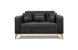 Berlin Sofa Set 3+2 Seater With Option Gold Or Silver Frame