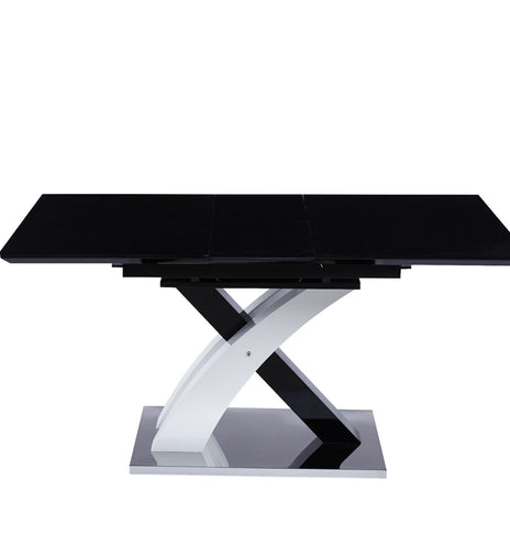 Stello Sintered Ceramaic Stone Or Glass Extending Dining Table In Black, Grey or White