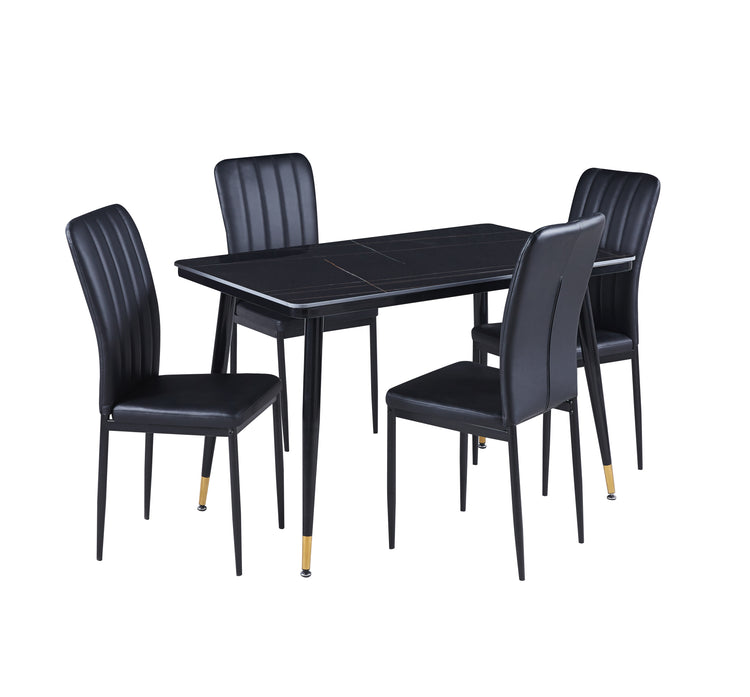 SCORPIO DINING TABLE IN SINTERED CERAMIC STONE IN BLACK, GREY OR WHITE