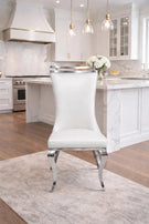 Greek Curved High Back , Sculpted-Leg , Contemporary Dining Chair