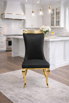 Greek Curved High Back , Sculpted-Leg , Contemporary Dining Chair