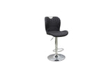 Aryan Faux Leather/ Plush Velvet Bar Stools Adjustable Swivel Dining Island Counter Bar Chair