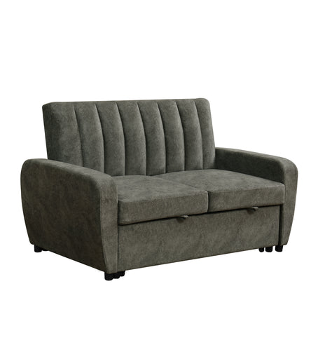 Gem Modern Grey 2-Seater Pull-Out Sofa Bed – Compact, Comfortable & Stylish