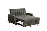 Gem Modern Grey 2-Seater Pull-Out Sofa Bed – Compact, Comfortable & Stylish