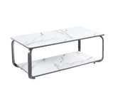 7 Star Furniture Nyra Black, Grey Coffee Table with Optional Gold Or Black Frame