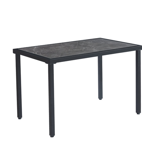 Oval MDF Dining Table In Black, Grey or White with Optional Black Or Gold Frame (Table Only)