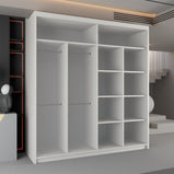 California Sliding Door Wardrobe – Curved Mirror