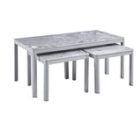 7 Star Furniture Sintered Ceramaic Stone Black, Grey or White Coffee Table, Nest Table with Optional  Side Tables