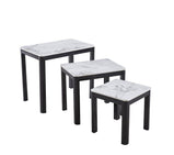 7 Star Furniture Sintered Ceramaic Stone Black, Grey or White Coffee Table, Nest Table with Optional  Side Tables