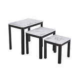 7 Star Furniture Sintered Ceramaic Stone Black, Grey or White Coffee Table, Nest Table with Optional  Side Tables