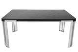 7 Star Furniture Daisy Sintered Ceramic Stone Black, Grey or White Dining Table with Optional Gold Or Silver Frame