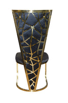 Dragon Dining Chairs With Option Of Gold Or Silver Frame