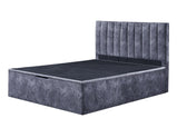 7star Maya Ottoman Storage Bed Gas Lift In Leather and Velvet In Single Double and King