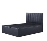 7star Maya Ottoman Storage Bed Gas Lift In Leather and Velvet In Single Double and King