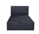 7star Maya Ottoman Storage Bed Gas Lift In Leather and Velvet In Single Double and King