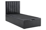 Maya Ottoman Storage Bed Gas Lift In Leather and Velvet In Single and Double