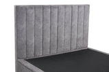 Maya Ottoman Storage Bed Gas Lift In Leather and Velvet In Single and Double