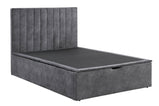 Maya Ottoman Storage Bed Gas Lift In Leather and Velvet In Single and Double