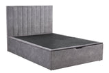 Maya Ottoman Storage Bed Gas Lift In Leather and Velvet In Single and Double
