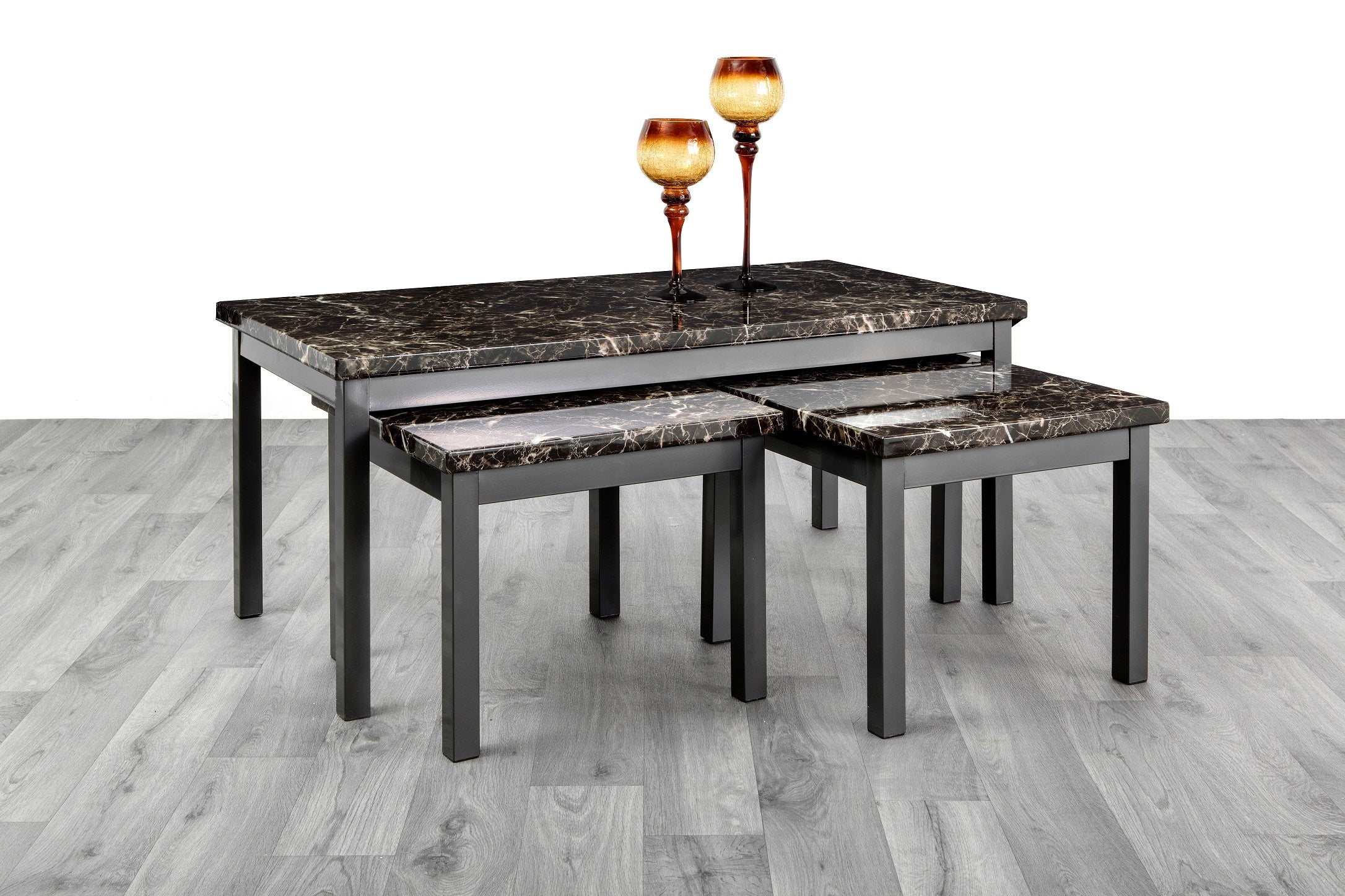 Nest of tables marble effect sale