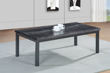 7STAR LUCY high gloss MDF marble effect COFFEE TABLE AVAILABLE IN Wenge, Grey and charcoal Black