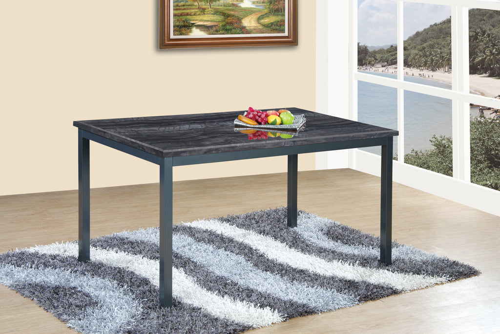 High gloss marble effect dining shop table