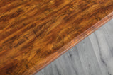 RUBY high gloss marble effect DINING TABLE in charcoal BLACK, BROWN, GREY and wenge