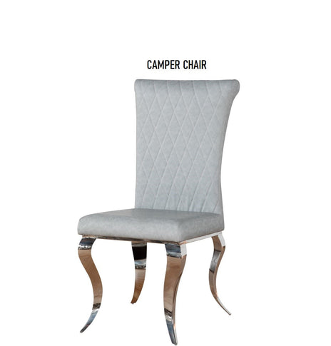 MESA DE COMEDOR 7STAR CYPRUS MÁRMOL ALTO BRILLO CON PATAS CROMADAS DIFERENTES SILLAS DE COMEDOR DISPONIBLES