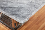 7STAR CIROC DINING TABLE HIGH GLOSS MARBLE WITH CHROME LEGS DIFFERENT DINING CHAIRS AVAILABLE