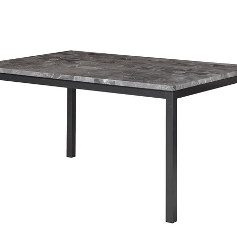 RUBY high gloss marble effect DINING TABLE in charcoal BLACK, BROWN, GREY and wenge