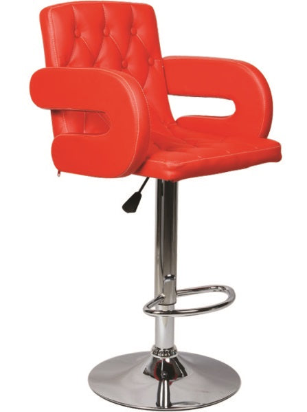 7Star Set of Smart Faux Leather/Plush Velvet Bar Stools Adjustable Swivel Dining Island Counter Bar Chair